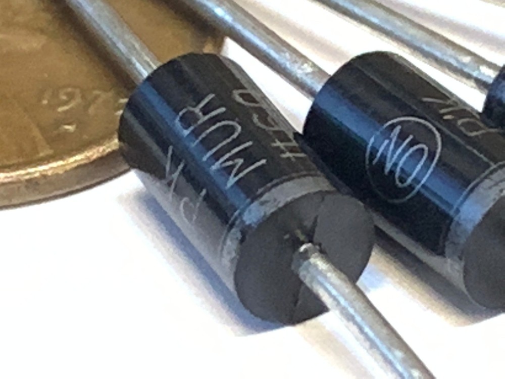 2 PCS  MUR460 4 amp 4A 600V DO-201AD solar Diode transistor module C20 STAMP