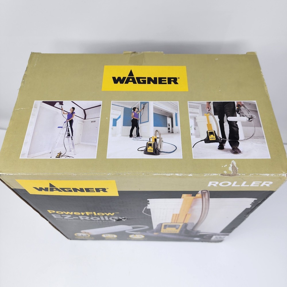 Wagner PowerFlow EZ-Roller Multi-Room Powered Paint Roller, D