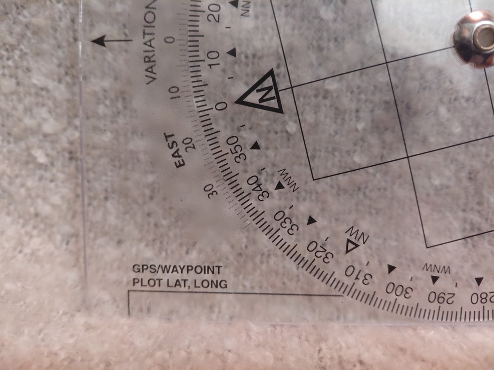 Weems & Plath 255 Marine Navigation Charr Protractor