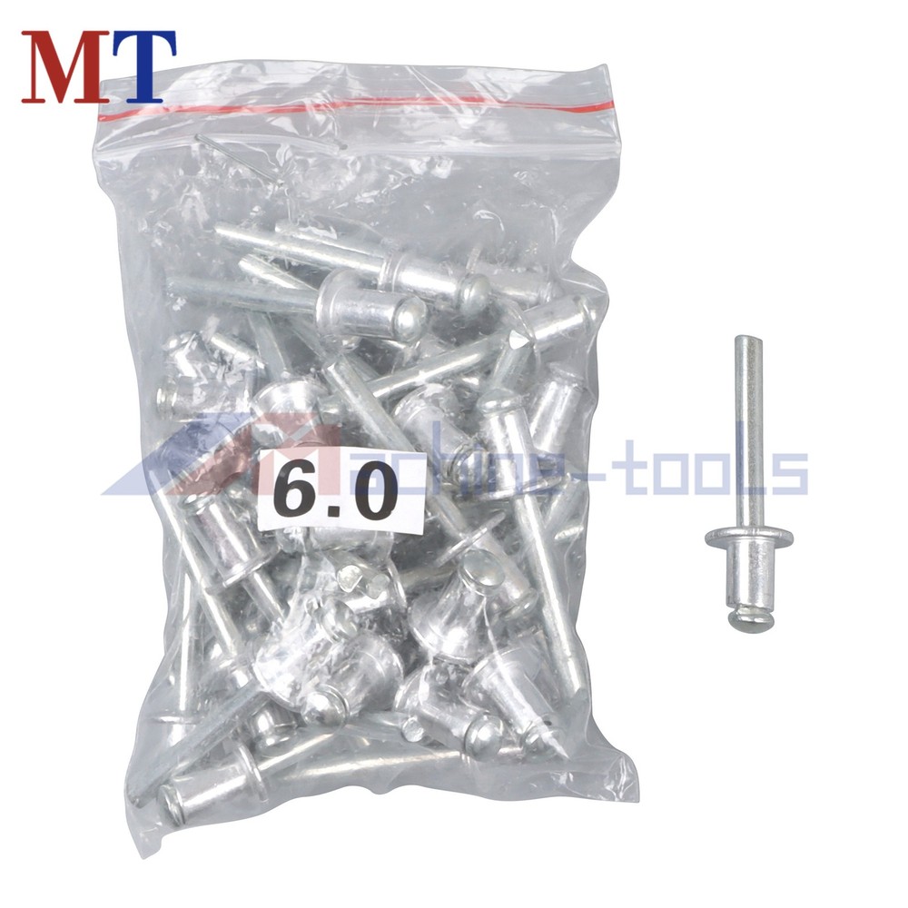 Pop Rivet Gun Kit 1/4" Multi-purpose 210Pcs Blind Rivets 13" Hand Riveter Tool