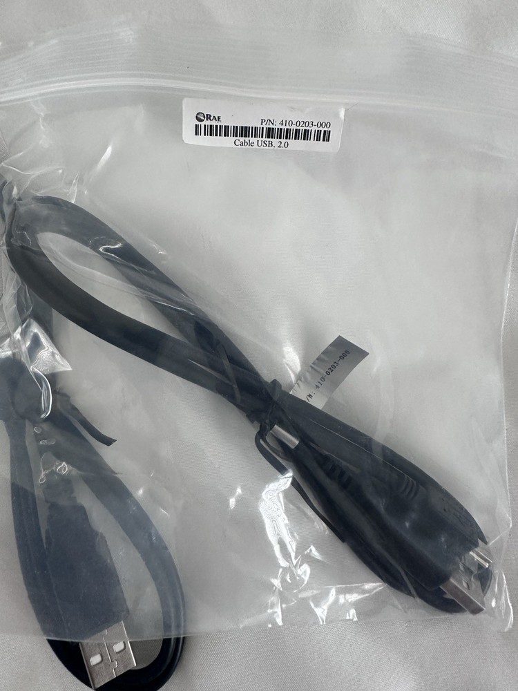 2- RAE Systems PC Communications Cable - 410-0203-000 ToxiRAE Pro