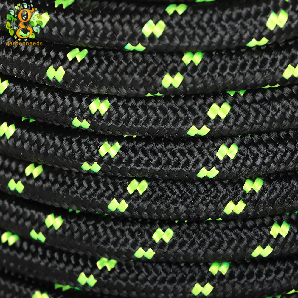 Double Braid Polyester Rope 100 FT Rigging Rope 1/2" 6180lbs Breaking Strength