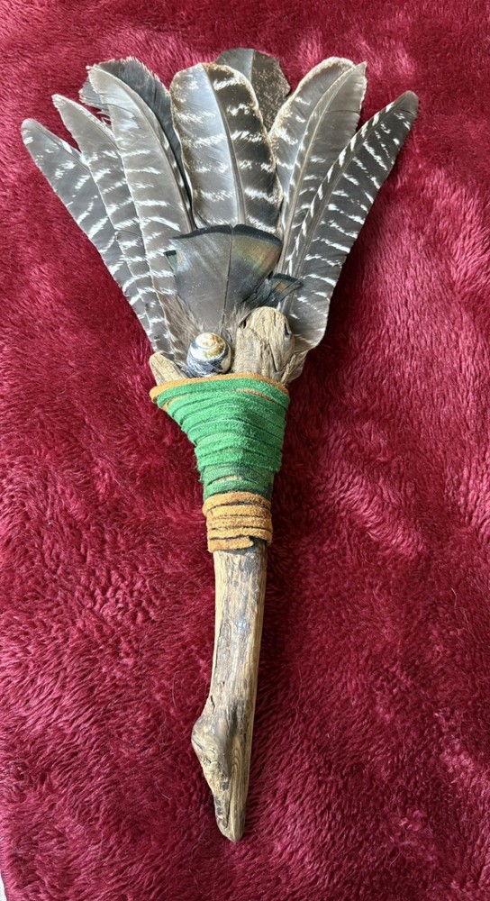 Native American Handmade Prayer Smudge Fan