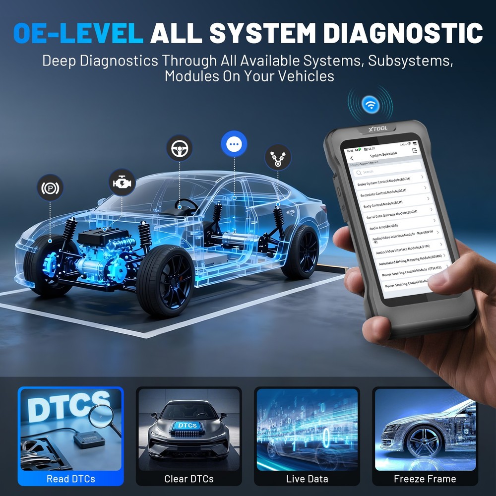 XTOOL TP580 TPMS TS100 Programming Tool All System Diagnostic Scanner 22+ Resets