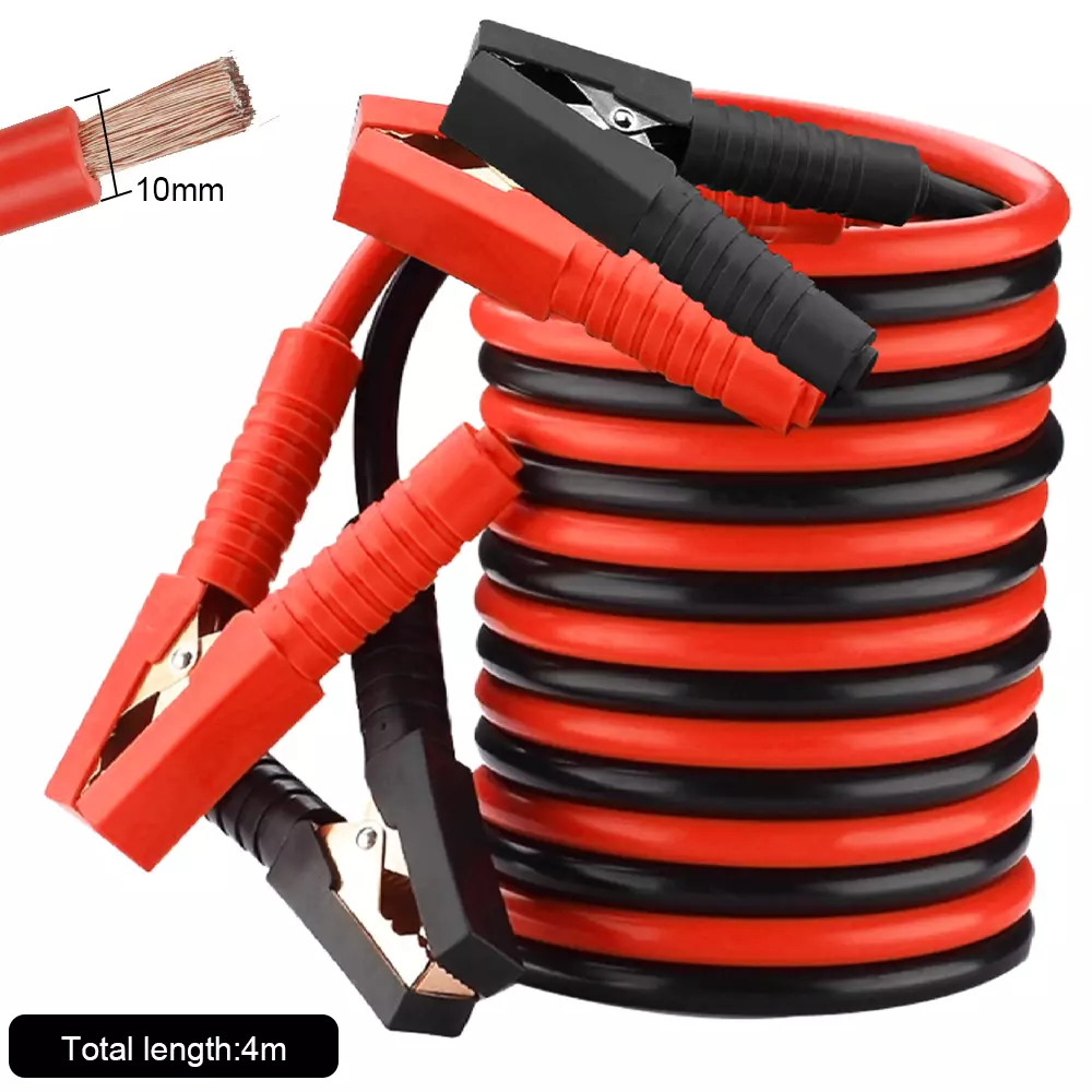 Heavy Duty Jumper Booster Cables Commercial Grade Battery 2 Gauge 13ft 800 AMP