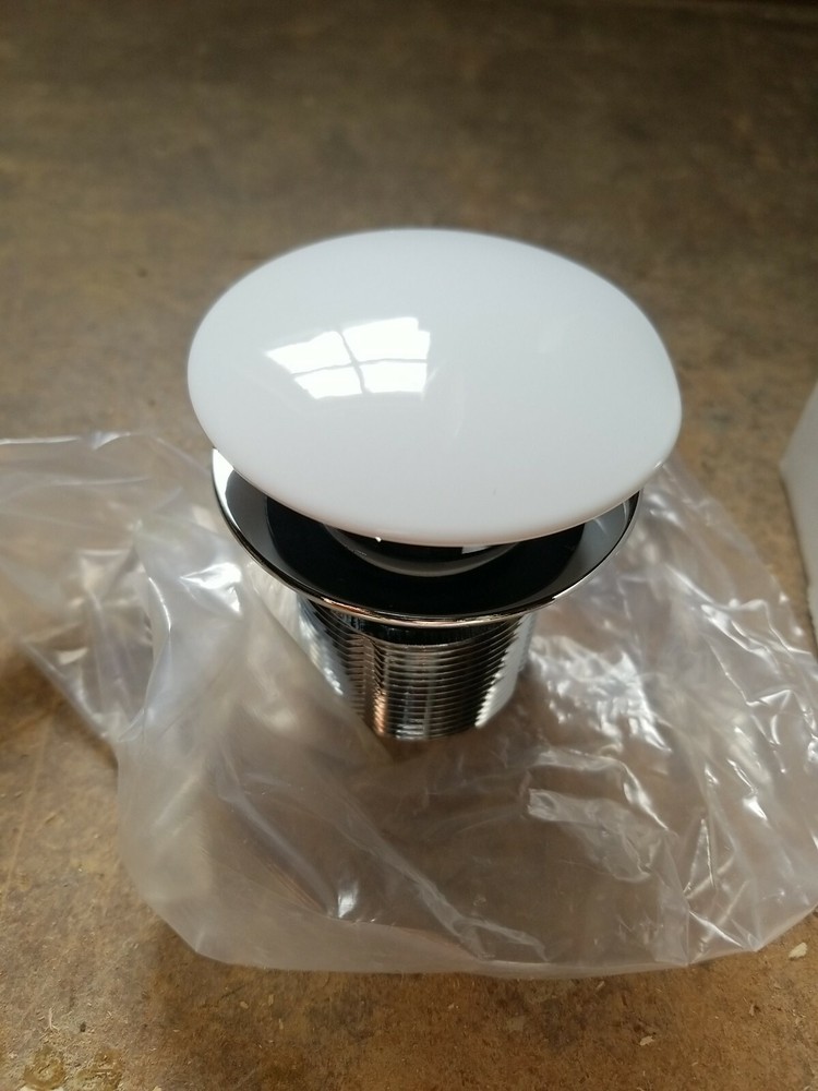 302Q-WLow Profile Brass Integral Waste & Overflow Clicker® Kit