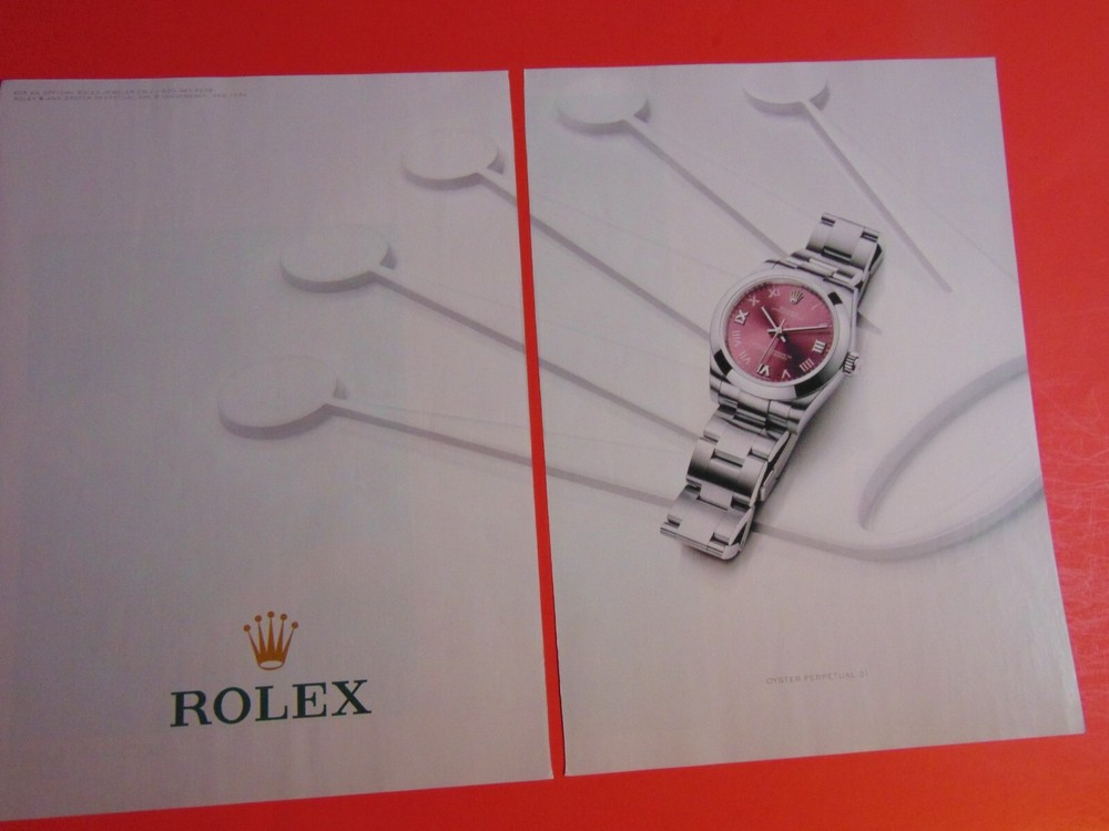 2015 ROLEX OYSTER PERTETUAL 31  print ad