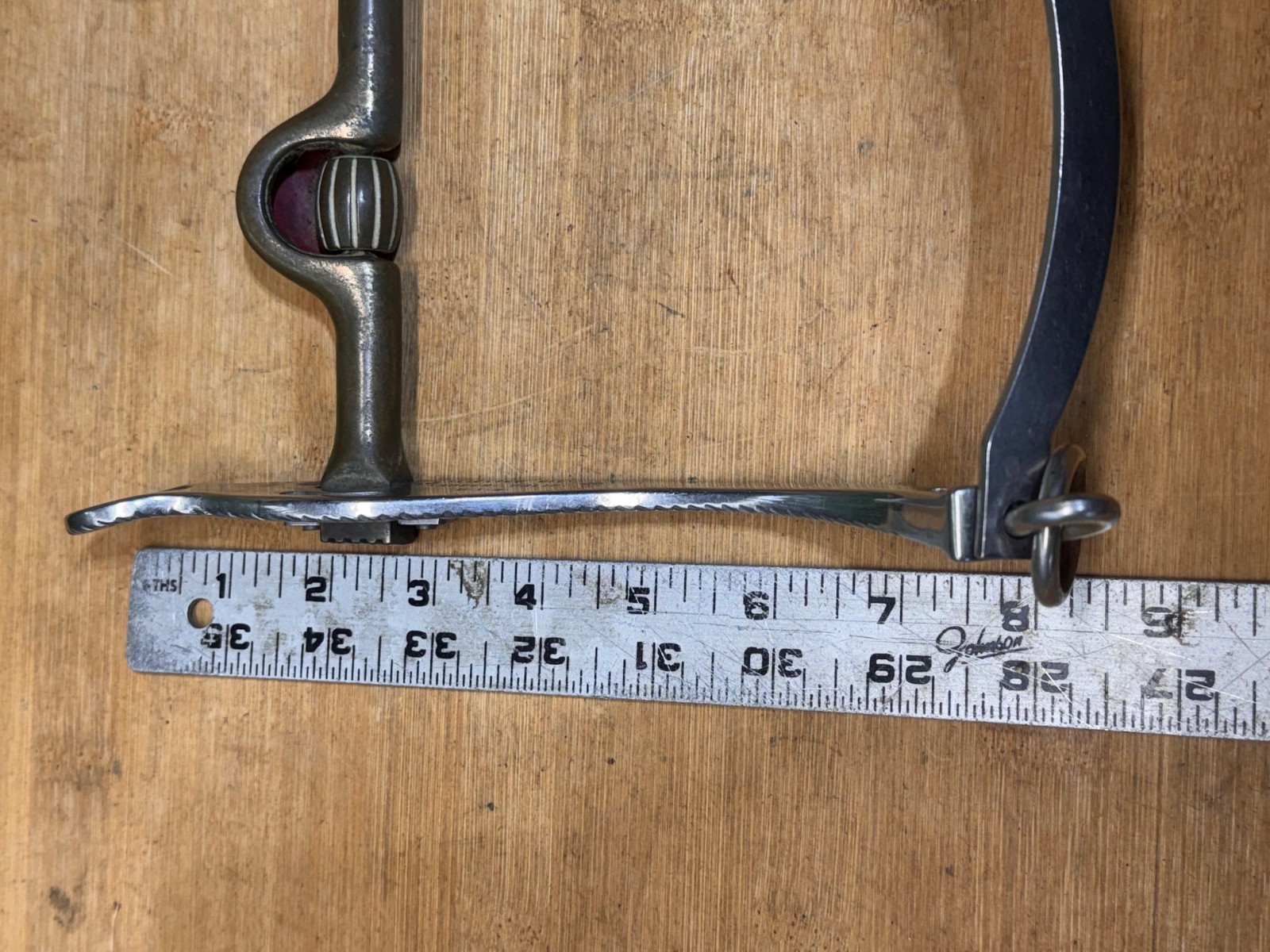 SLIESTER Engraved Surgical Steel Copper Hooded Western Cricket Bit ~ 4 1/2"