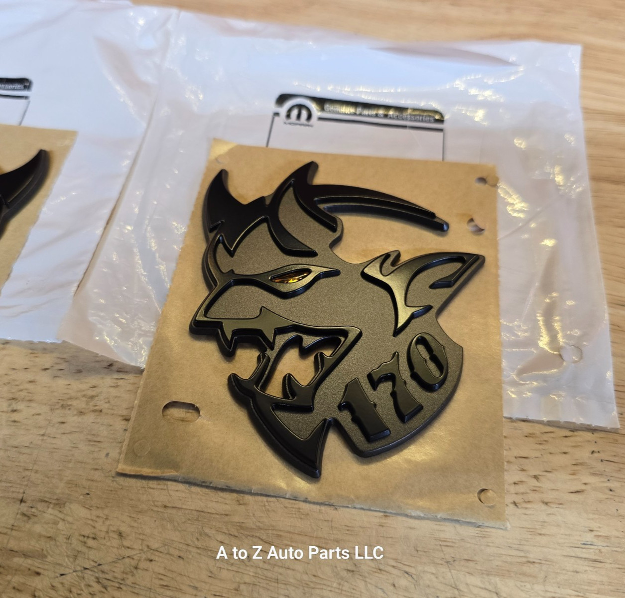 NEW 2023 Dodge Challenger Demon 170 Front Fender Emblems (2), OEM