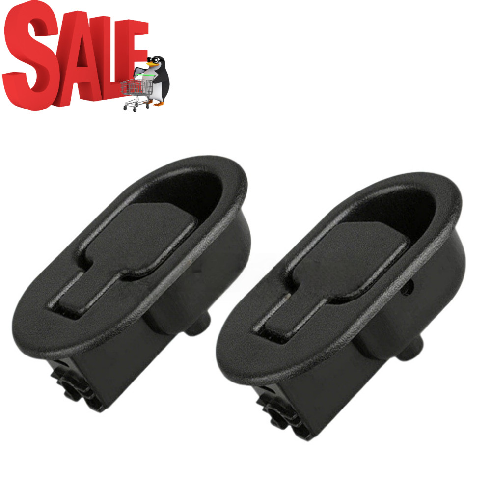 2PCS Universal Replacement Sofa Chair Recliner Pull Handle Release Lever Black