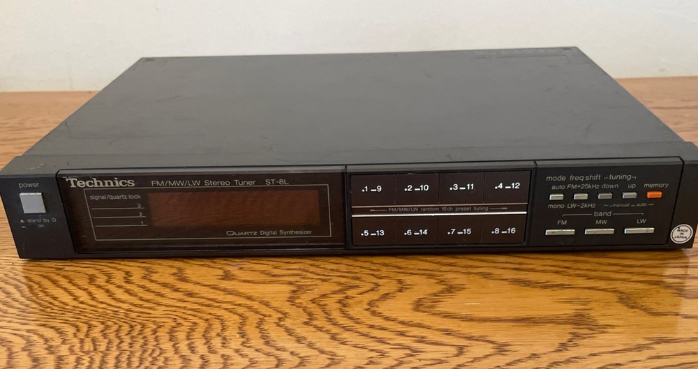 Technics ST-8L Quartz FM/AM Stereo Tuner Black –  Stack Power