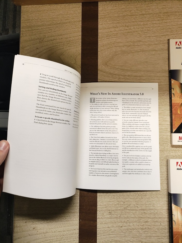 Adobe Illustrator 5.0 - Macintosh Tutorial & User Guide Manuals - Manuals Only
