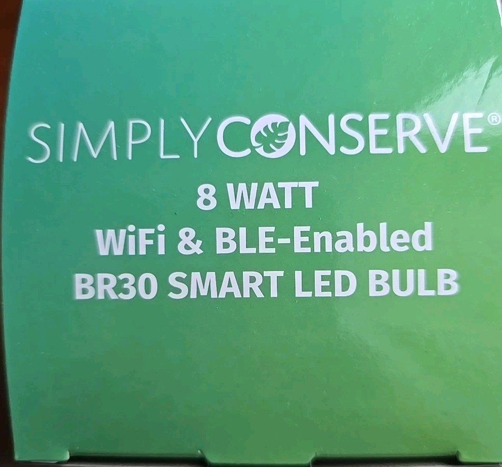 Simply Conserve 8 W Wifi & BLE-Enabled Smart LED Bulb