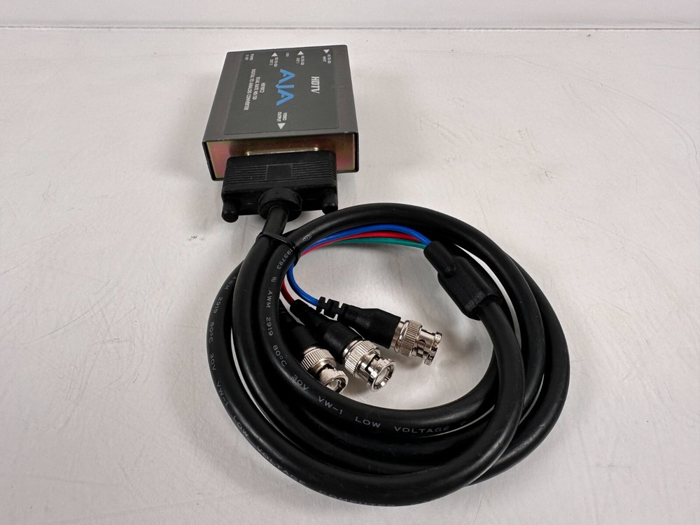 AJA D10C2 SDI To analog Components/composite.with Power Adaptor