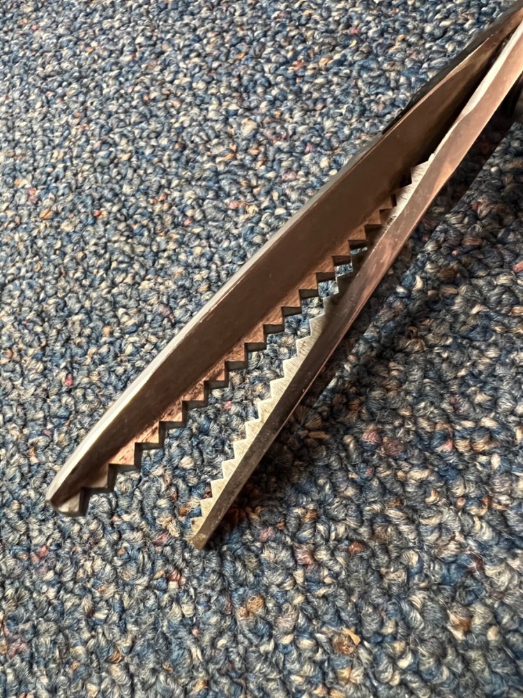 Vintage Wiss model C pinking shears, exc., original box