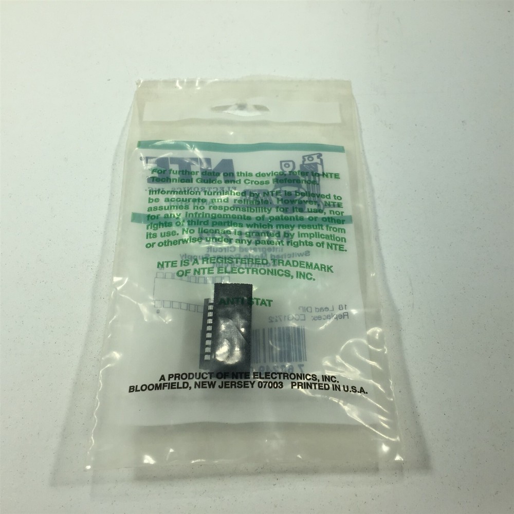 (1) NTE NTE1722 Integrated Circuit Pulse Width Modulator (PWM) Control Circuit