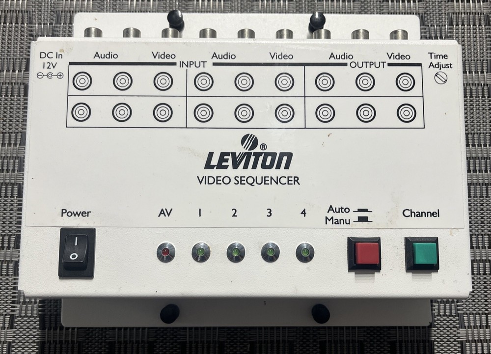 Leviton Video Sequencer Cat. 48213-CVS USED
