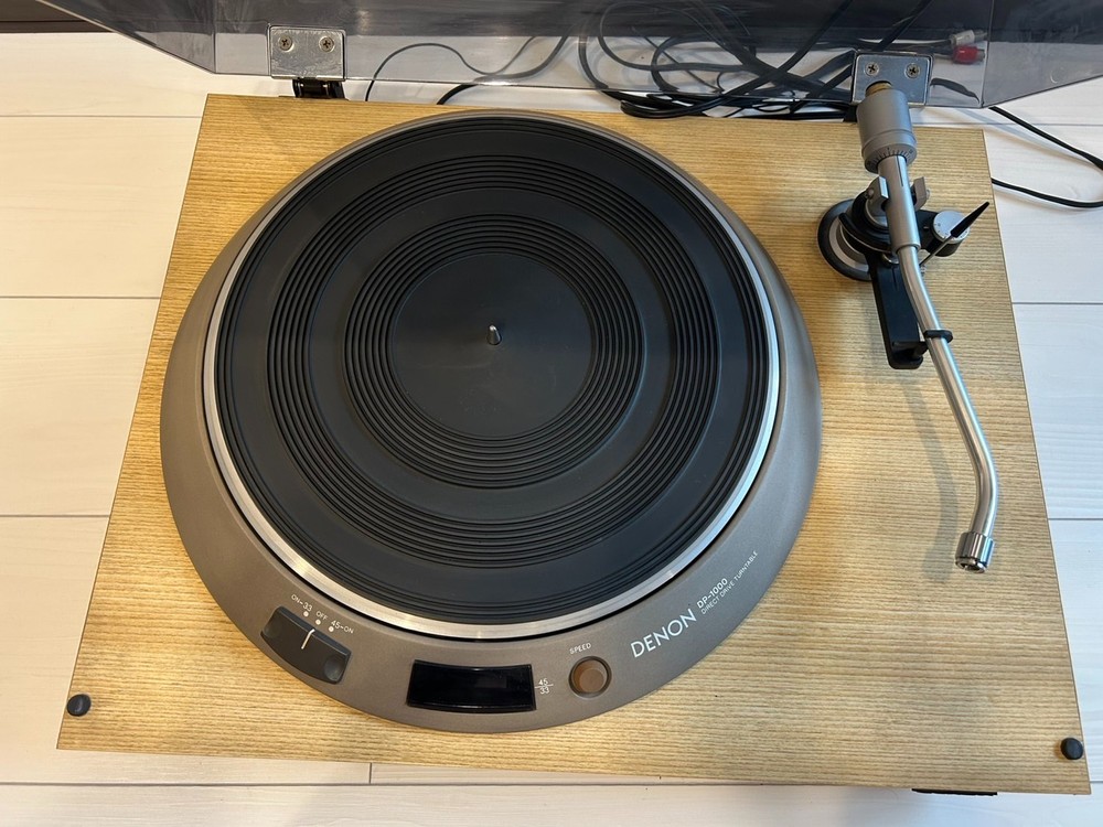 Denon DP-1000 Direct Drive Turntable Record Player Excellent Operation