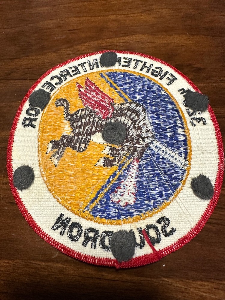 Vintage USAF 325th Fighter Interceptor Squadron Patch Mad Bulls