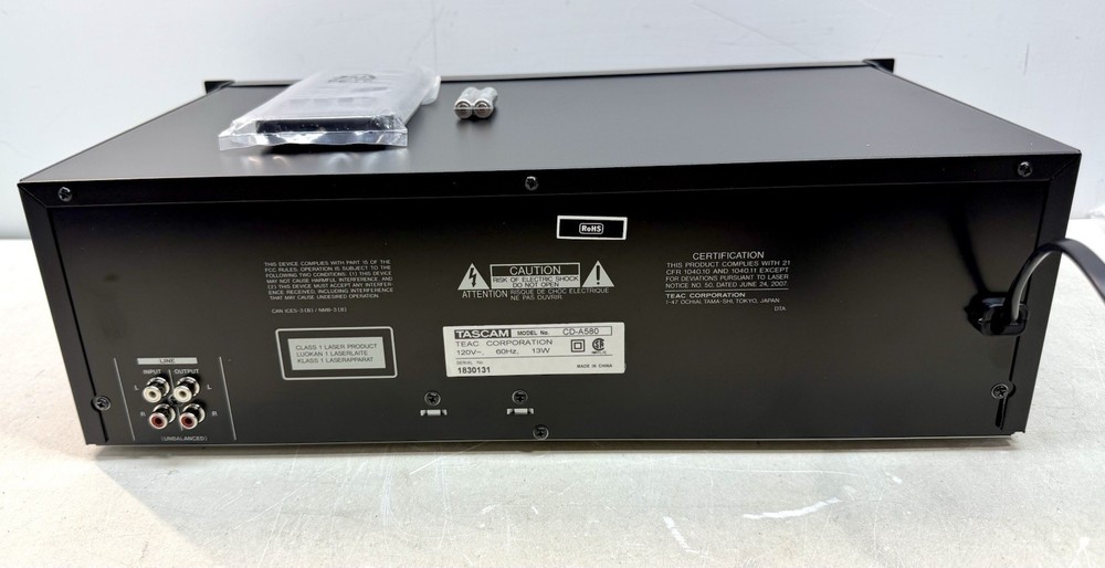 TASCAM CD/CASSETTE PLAYER UNIT