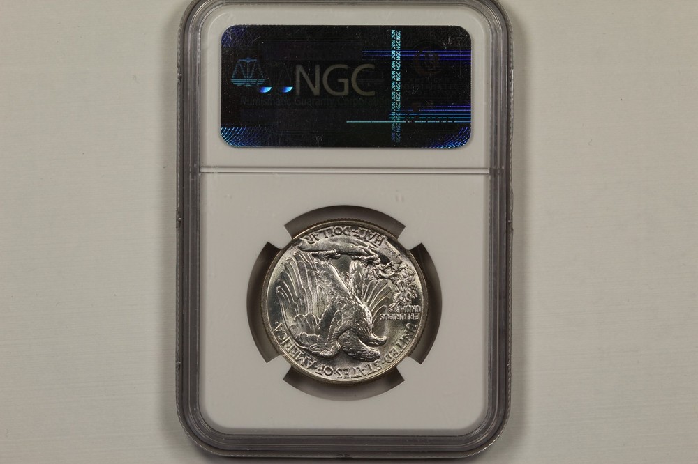 1942 Walking Liberty Half Dollar NGC MS64