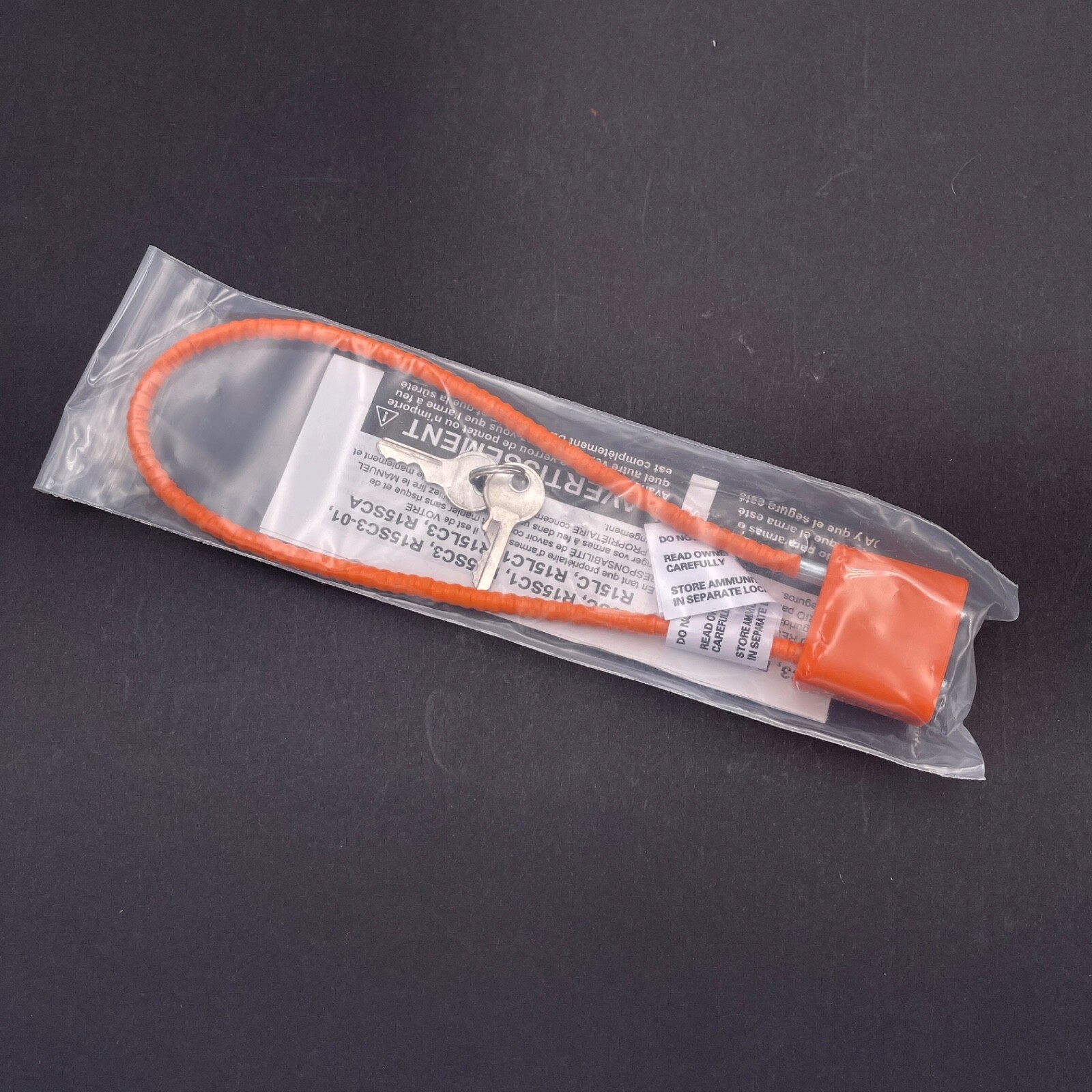 Glock Factory OEM Cable Lock Gun Model 17 19 20 21 22 23 26 27 30 31 32 33 34 35