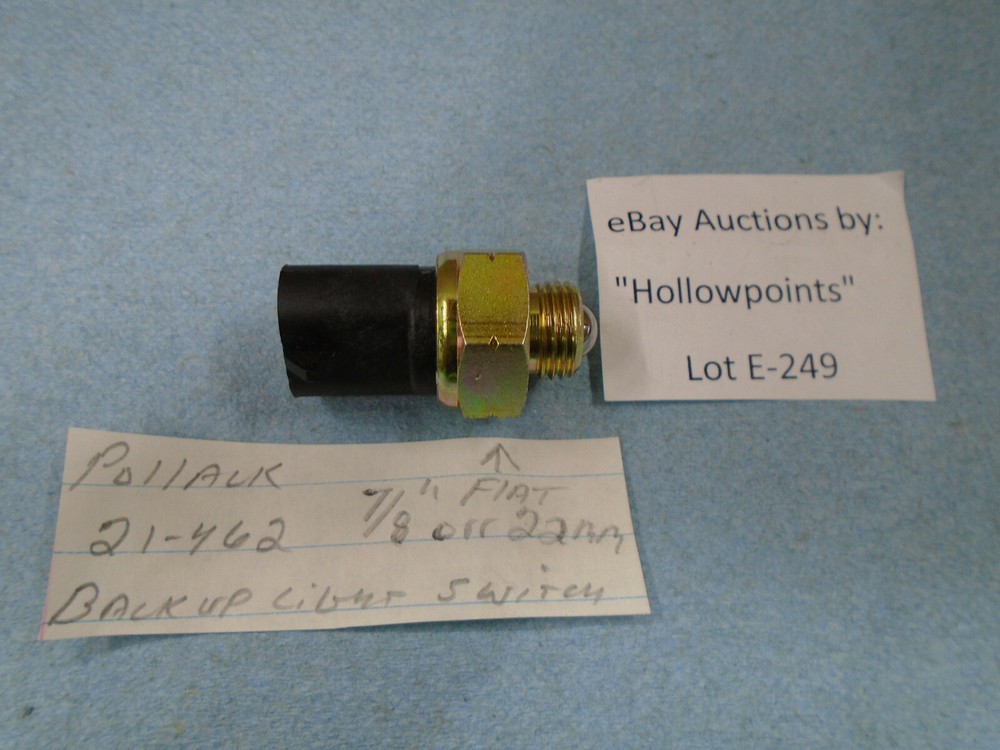 Pollak Precision Ball Switch NC 21-462 Sealed Terminals Back Up Light Hyd E249