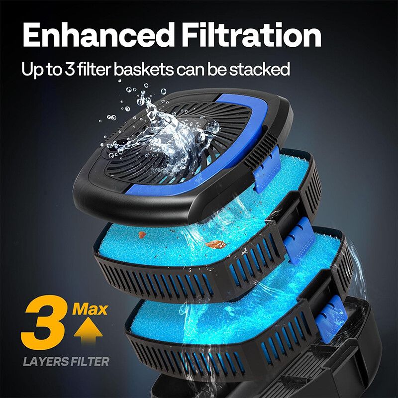 Replacement Sponge Filter Media Basket for 4-in-1 Pond Filter System Kits 2pcs