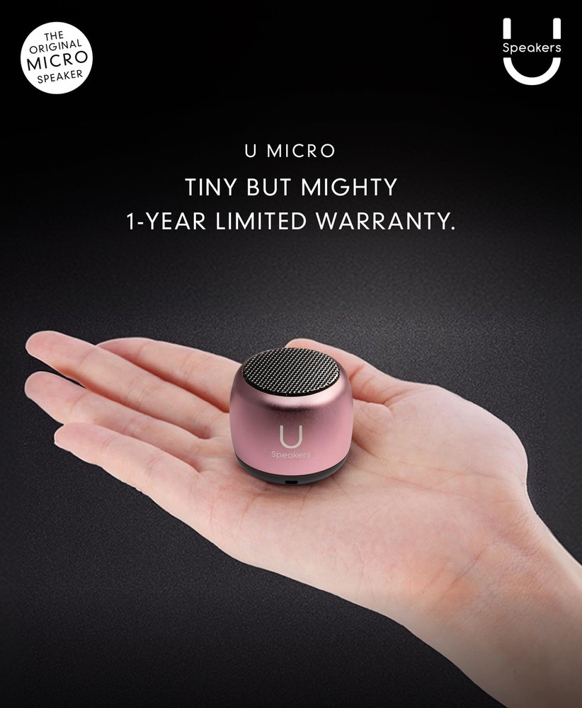 U Micro Bluetooth Speaker | Coin-Sized Speakers Bluetooth Wireless with Built...