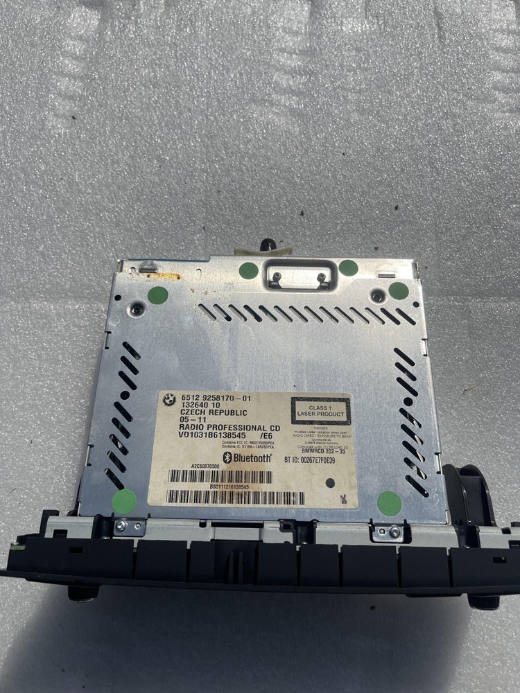 Bmw Professional CD Radio With Bluetooth BMW E81 E87 E90 E91 LCI