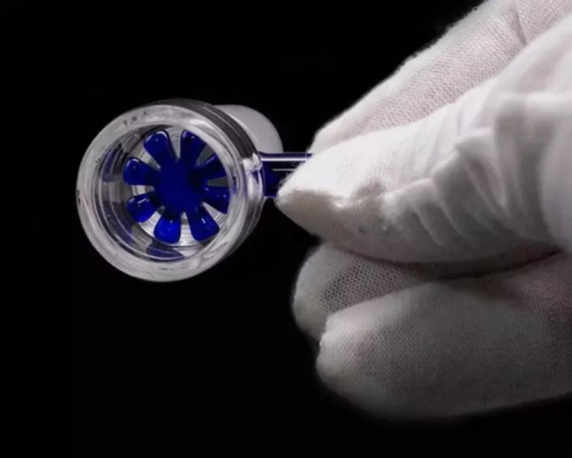 2P 14mm Male Glass Slide Bowl With Snowflake Screen Head Piece For Glass Bong*=*