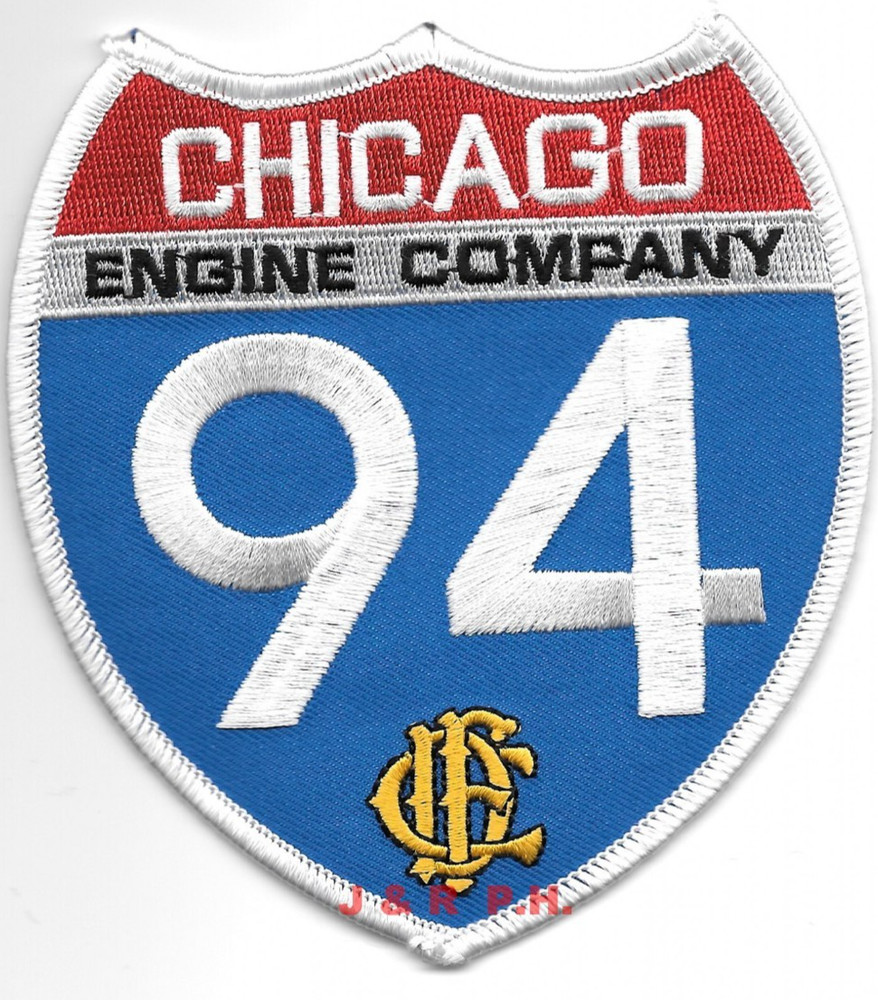 Chicago Fire Dep.  Engine - 94, IL (4" x 4.5" size) fire patch