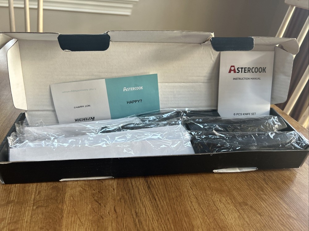 astercook 6 Piece knife set