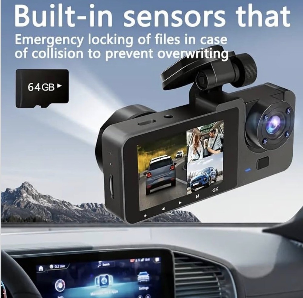Vehicle Blackbox DVR Dual Lens Full 4K UHD