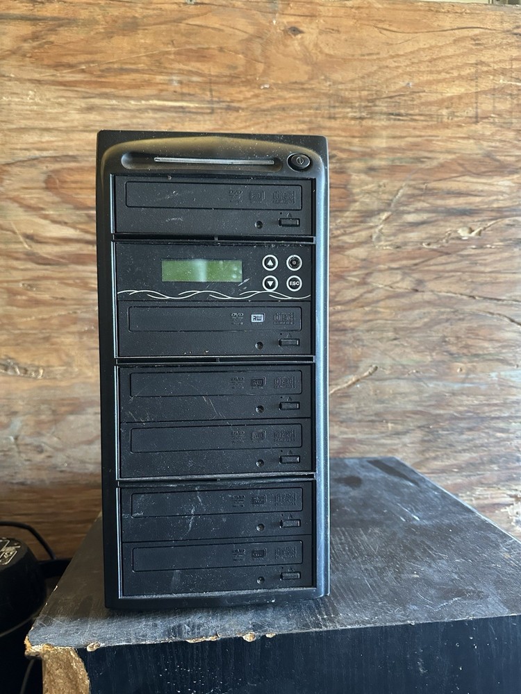 DVD/CD Duplicator Black Standalone Operation External Drive