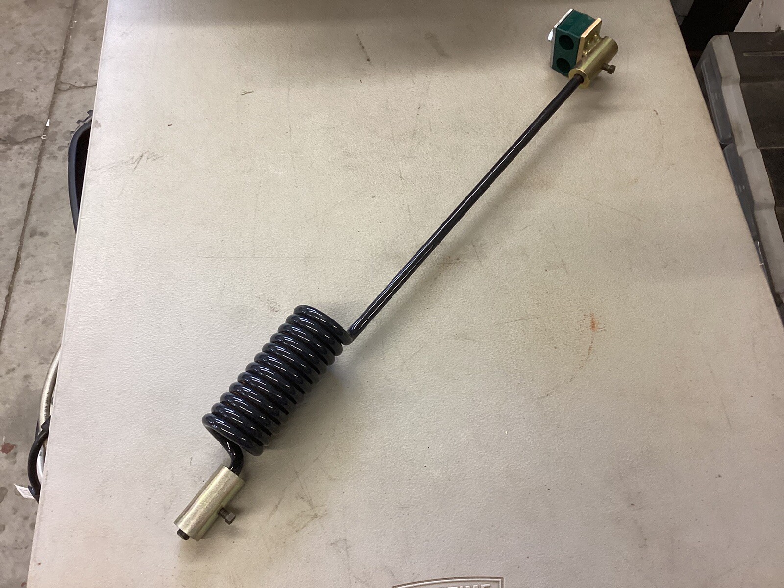 Weld On Hydraulic Hose Saver Clamp Spring Keeper 5/8 Hose OD Heavy Equipment...