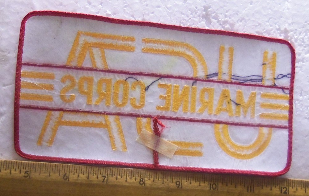 U. S. A. – Marine Corps Embroidered Back Patch (NOS)