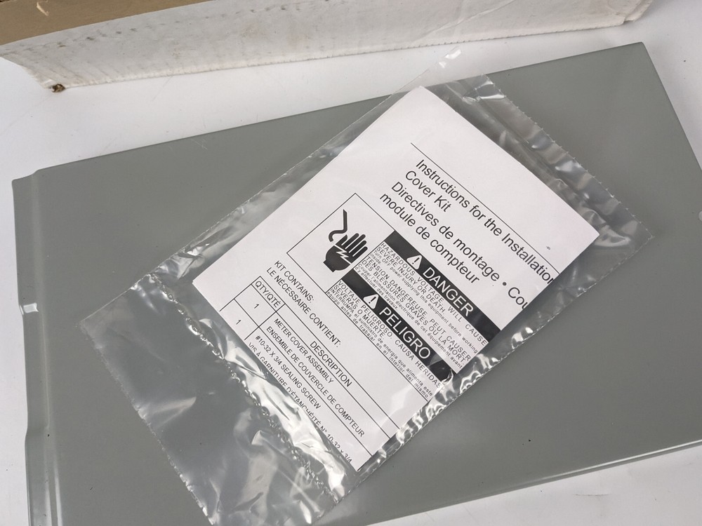 GE TMCB20B Blank Meter Socket Bottom Cover 200A - Modular Metering Mini Mod III