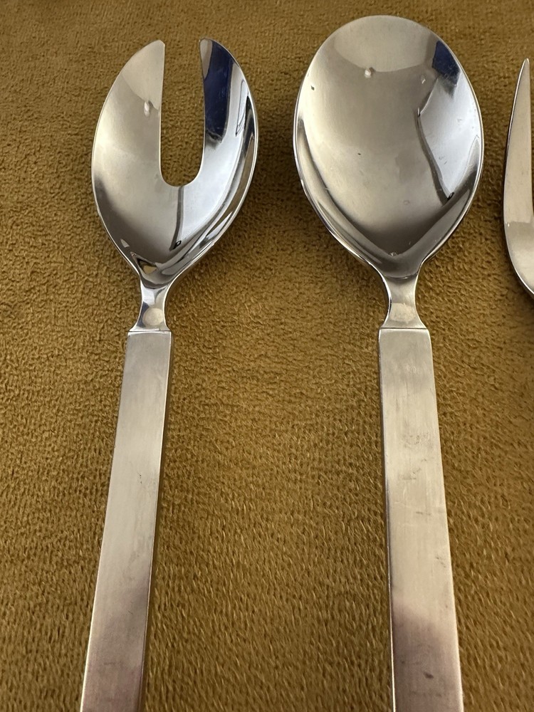 Alessi Salad Serving Set + Serving Spoon & Fork