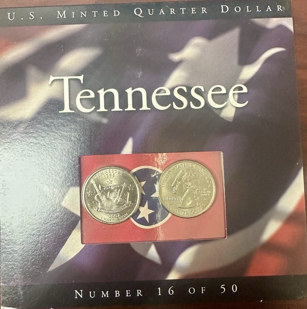 The States Quarter Program in Original Package- Five, 2 Quarter Packages.