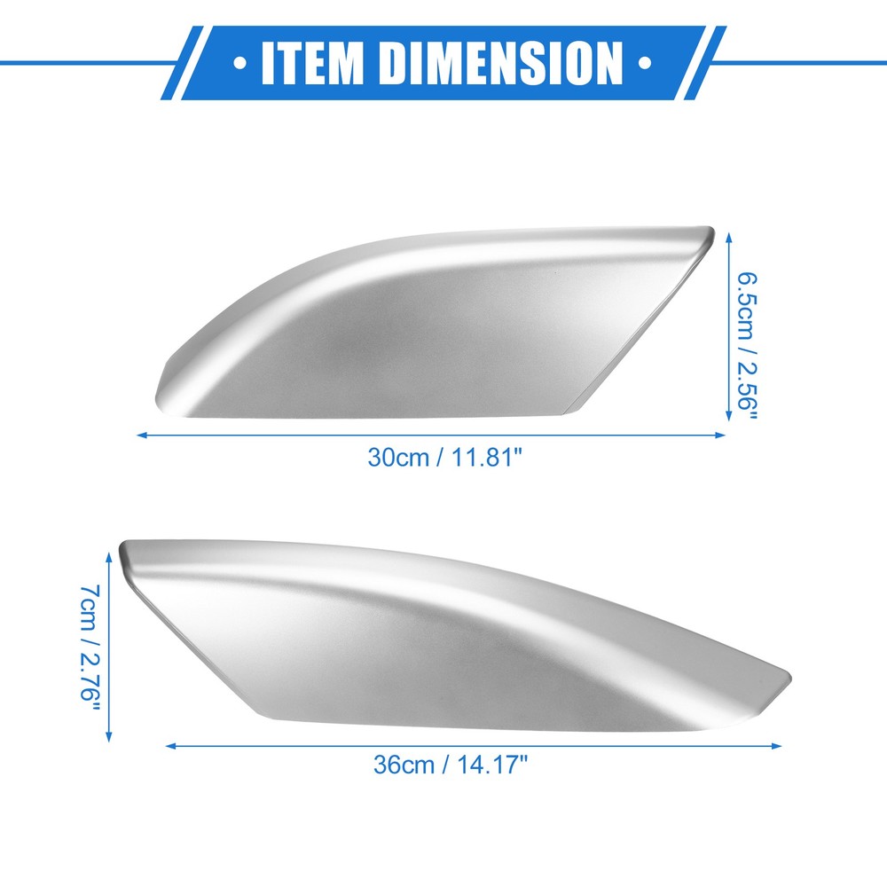 4pcs Roof Rack Guide Side End Shell for Toyota 4Runner, Silver