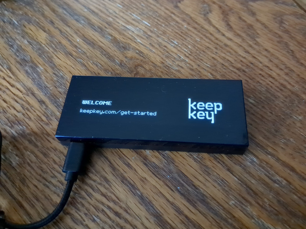 KeepKey Cryptocurrency Hardware Wallet Classic Black