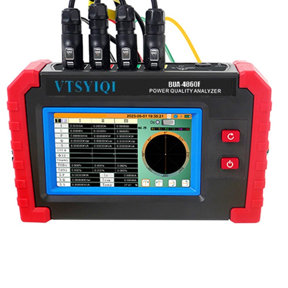 3 Phase Power Quality Analyzer with USB Data Current Clamp 0.10A~100A 35X40mm