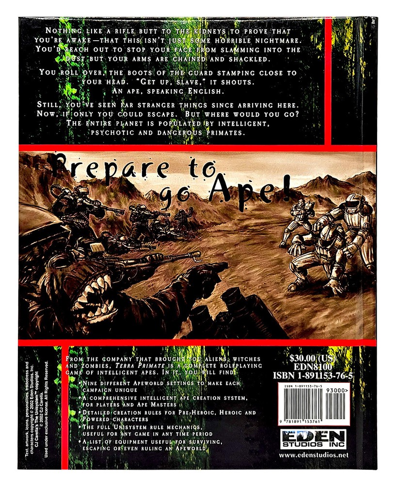 Terra Primate (RPG)