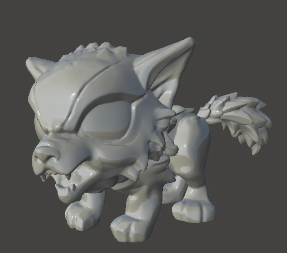 Chibi Cavalier Cavalry Wolf