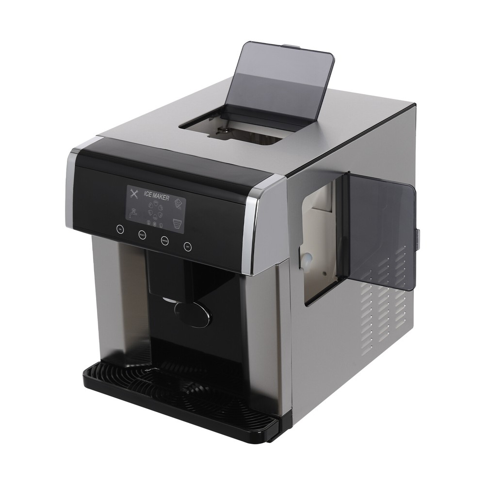 Ice Maker,Water Dispenser with Visual Window, Countertop Cold Water Dispenser