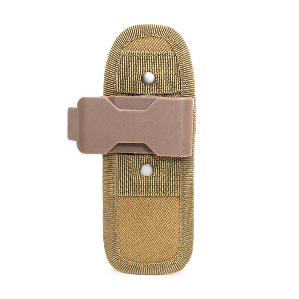 360° Rotatable Belt Flashlight Holder for Elastic Strap Tactical Molle Pack Bags