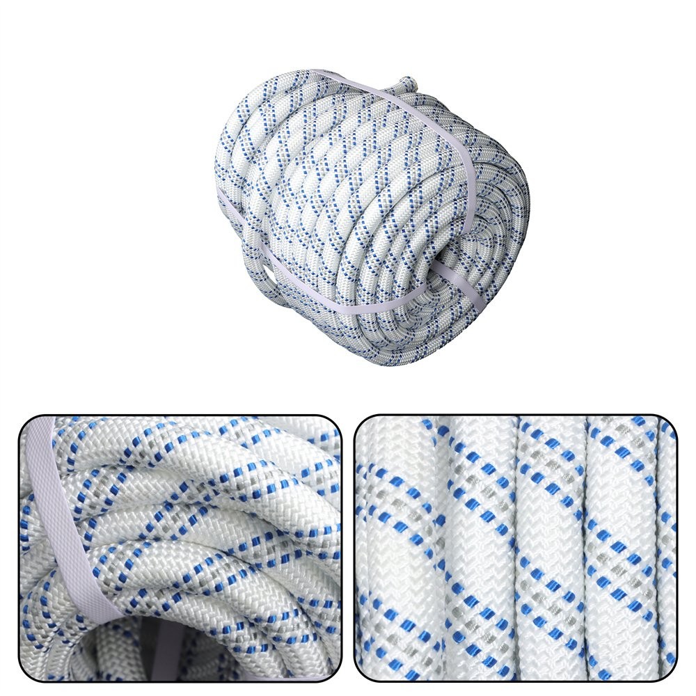3/4" x 120' Strong Arborist Rigging Double Braided Polyester Rope No-Stretch
