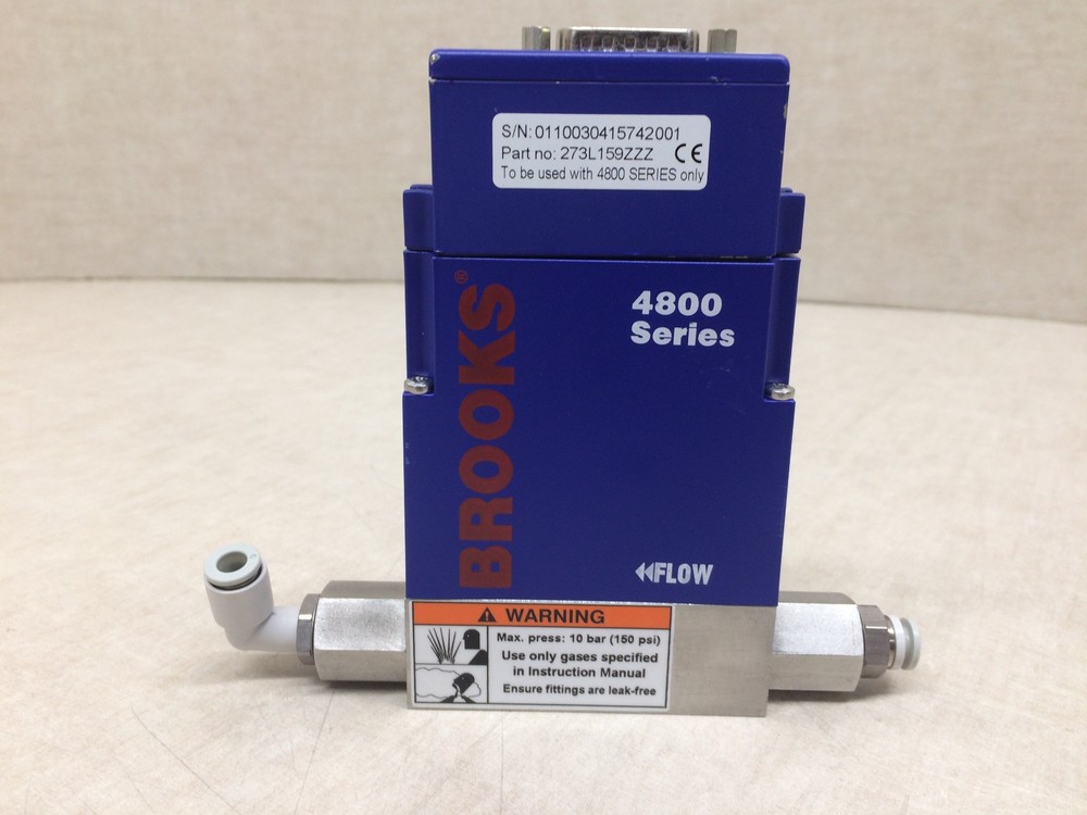 Brooks Instrument 24VDC 4800 Series Mass Flow Sensor Controller CO2 0-2 SLPM