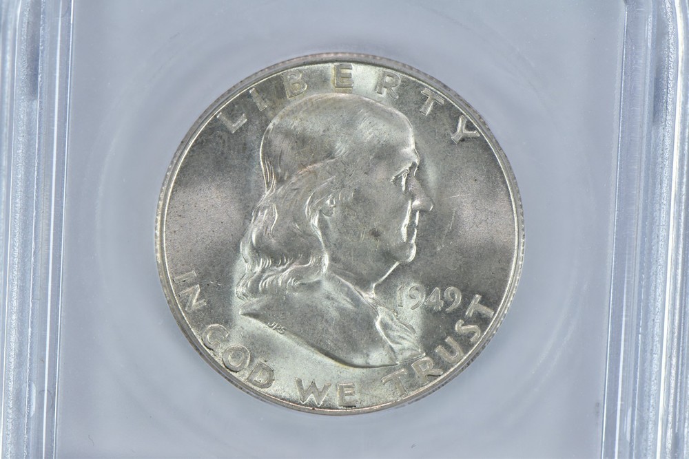 1949-S Franklin Half Dollar MS65 ICG